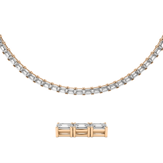 Edge Tennis Necklace