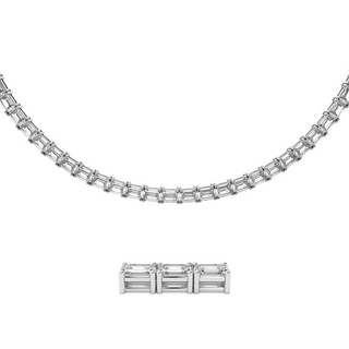 Edge Tennis Necklace