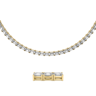 Edge Tennis Necklace