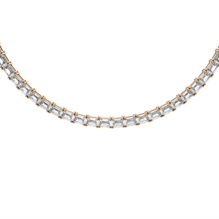 Edge Tennis Necklace
